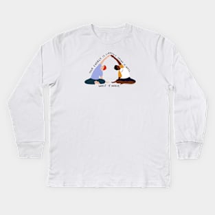 Protect your energy Kids Long Sleeve T-Shirt